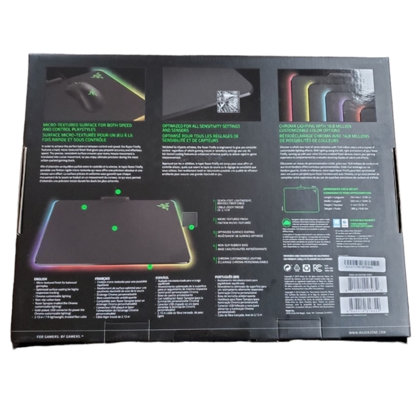 Razer - Firefly Gaming Mouse Pad with RGB Lighting - Black - Picture 3 of 9